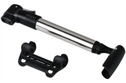 Hama Fahrrad Miniluftpumpe (silber/schwarz) Reifen-Zubehör