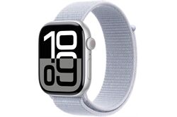 Apple Watch Series 10 (46mm) GPS (silber/blaue wolke) Smartwatch