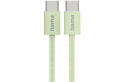 Hama Ladekabel Fabric (1m) (grün) USB Kabel