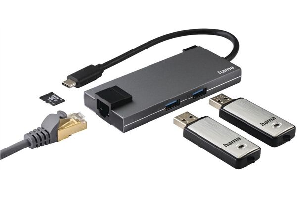 Hama USB-C-Multiport-Adapter 5 Ports
