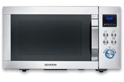 Severin MW 7918 (edelstahl/silber) Stand-Kombi-Mikrowelle