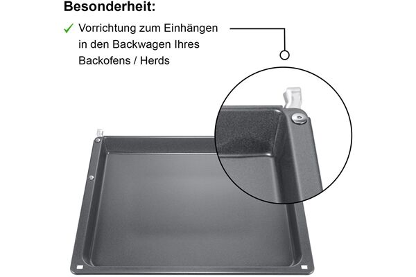 Bosch HEZ541000 Backblech, emailliert