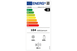 LIEBHERR CBNbsa10 575i-1-23 (blacksteel) Kühl-/Gefrierkombination
