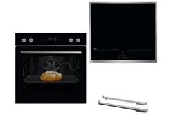 AEG FXHS24M65 (schwarz + edelstah) Herdset mit Induktionskochfeld