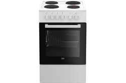 Beko FSS56000GW B-Ware (weiss) Elektroherd mit Kochfeld