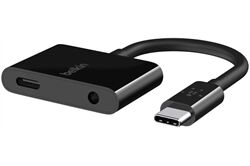 BELKIN 3,5mm Audio + USB-C Ladeadapter Adapter