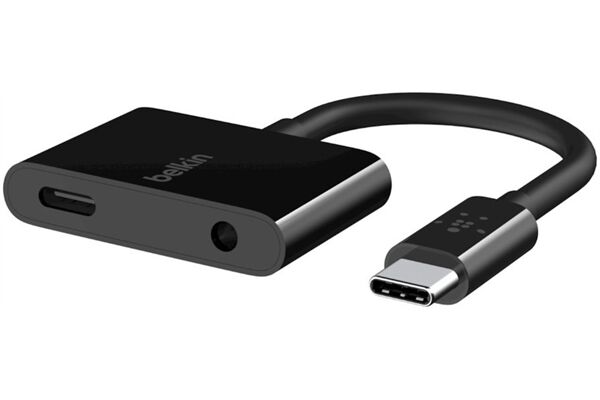 BELKIN 3,5mm Audio + USB-C Ladeadapter