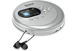 TechniSat DIGITRADIO CD 2GO BT, Silber tragbarer MP3 CD-spieler mit Radio