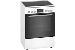 Bosch HKR39C220 (polar weiß) Elektroherd mit Glaskeramikfeld