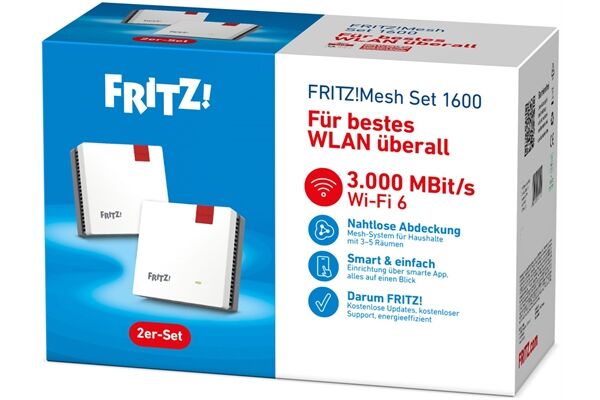 AVM FRITZ!Mesh Set 1600 (2er Pack)
