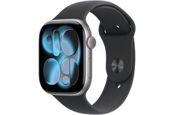 Apple Watch Series 11 (46mm) GPS M/L (space grau/schwarz) Smartwatch
