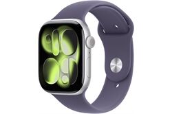 Apple Watch Series 11 (46mm) GPS+5G M/L (silber/nebelviolet) Smartwatch