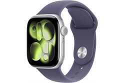 Apple Watch Series 11 (42mm) GPS S/M (silber/nebelviolet) Smartwatch