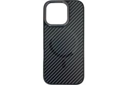 FUN MagSafe Cover Carbon für iPhone 16 (schwarz) Schutz-/Design-Cover