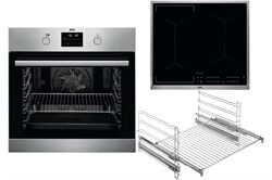 AEG EURB306PI B-Ware (edelstahl/cleanste) Herdset mit Induktionskochfeld
