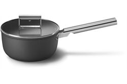 Smeg SPF2012BLM Topf mit Deckel (schwarz) Topf