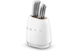 Smeg KBSF02WH Messerblock (6 tlg.) (weiss) Zubehör