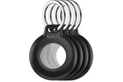 BELKIN Secure Holder Schlüsselanh.(4 Stk.) (schwarz) Anhänger