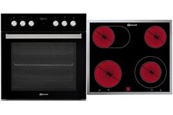 Bauknecht HEKO P500 (schwarz + edelstah) Herdset