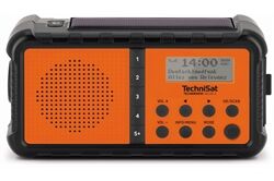 TechniSat TechniRadio Solar 2 (schwarz/orange) Portables Radio