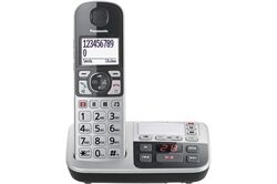 Panasonic KX-TGE520GS (silber) Schnurlostelefon mit Anrufbeantworter