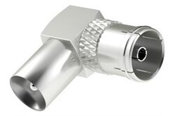 Hama Antennen-Adapter 00205202 (silber) Antennen-Adapter