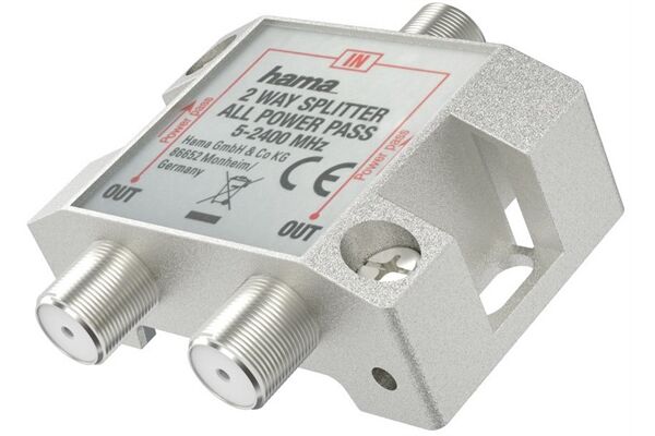 Hama SAT-Verteiler 2-fach