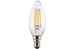 Xavax LED-Filament E14,  470lm Kerze LED-Leuchtmittel