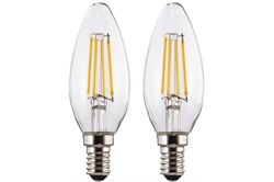Xavax LED-Filament E14, 470lm  2er Pack LED-Leuchtmittel