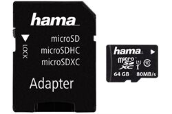 Hama microSDXC (64GB) Class 10 00124140 Speicherkarte