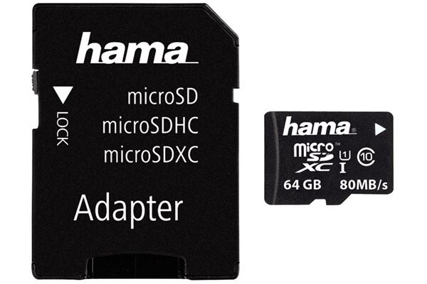 Hama microSDXC (64GB) Class 10 00124140