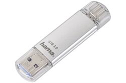 Hama FlashPen C-Laeta 3.0 (256GB) 00181075 (silber) USB-Speicherstick