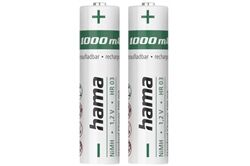 Hama NiMH AAA Akku (1.000mAh) 2er. Akku