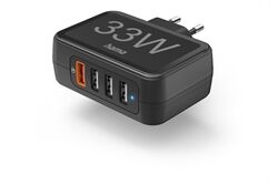 Hama Ladestation 4-fach (33W) Ladegerät