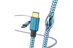 Hama USB-Kabel"Reflective",C-C,1.5m,bl 00201557 USB-C-Kabel