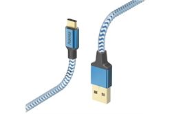 Hama Ladekabel Reflective (1,5m) (blau) USB-C-Kabel