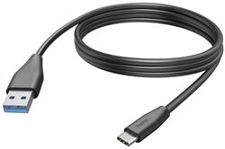 Hama Ladekabel USB-C>USB-A (3m) USB-C-Kabel