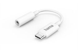 Hama Aux-Adapter (weiß) Klinkenadapter