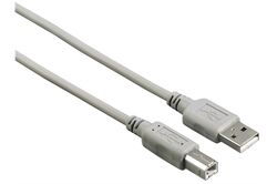 Hama USB 2.0 Verbindungskabel (5m) (grau) Verbindungskabel