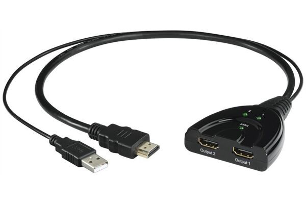 Hama HDMI-Verteiler, 2-fach