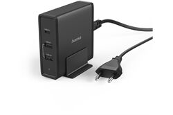 Hama Universal-USB-C-Ladestation 3 Ports Netzteil