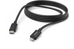 Hama Ladekabel USB-C>Lightning (3m) Lightning-Datenkabel