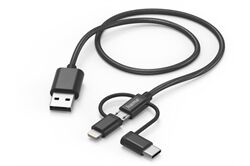 Hama 3in1 Ladekabel (1,5m) Lightning-Kabel