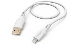 Hama Ladekabel Flexible (1,5m) (weiß) Lightning-Datenkabel