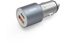 Hama Auto-Schnellladegerät (38W) 00125127 (metall) KFZ-Ladegerät