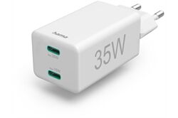 Hama Mini-Schnellladegerät USB-C (35W) (weiss) Ladegerät