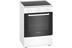Bosch HKA090220 (polar weiß) Elektroherd mit Glaskeramikfeld