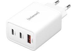 Intenso W65ACC GaN USB/2x USB Type-C (65W) (weiss) Ladegerät