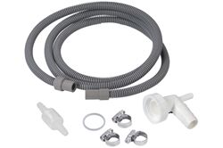 Xavax Ablaufschlauch-Set für Kondenstrockner (grau) Wäschetrockner-Zubehör