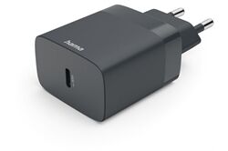 Hama Schnellladegerät USB-C (30W) (anthrazit) Ladegerät